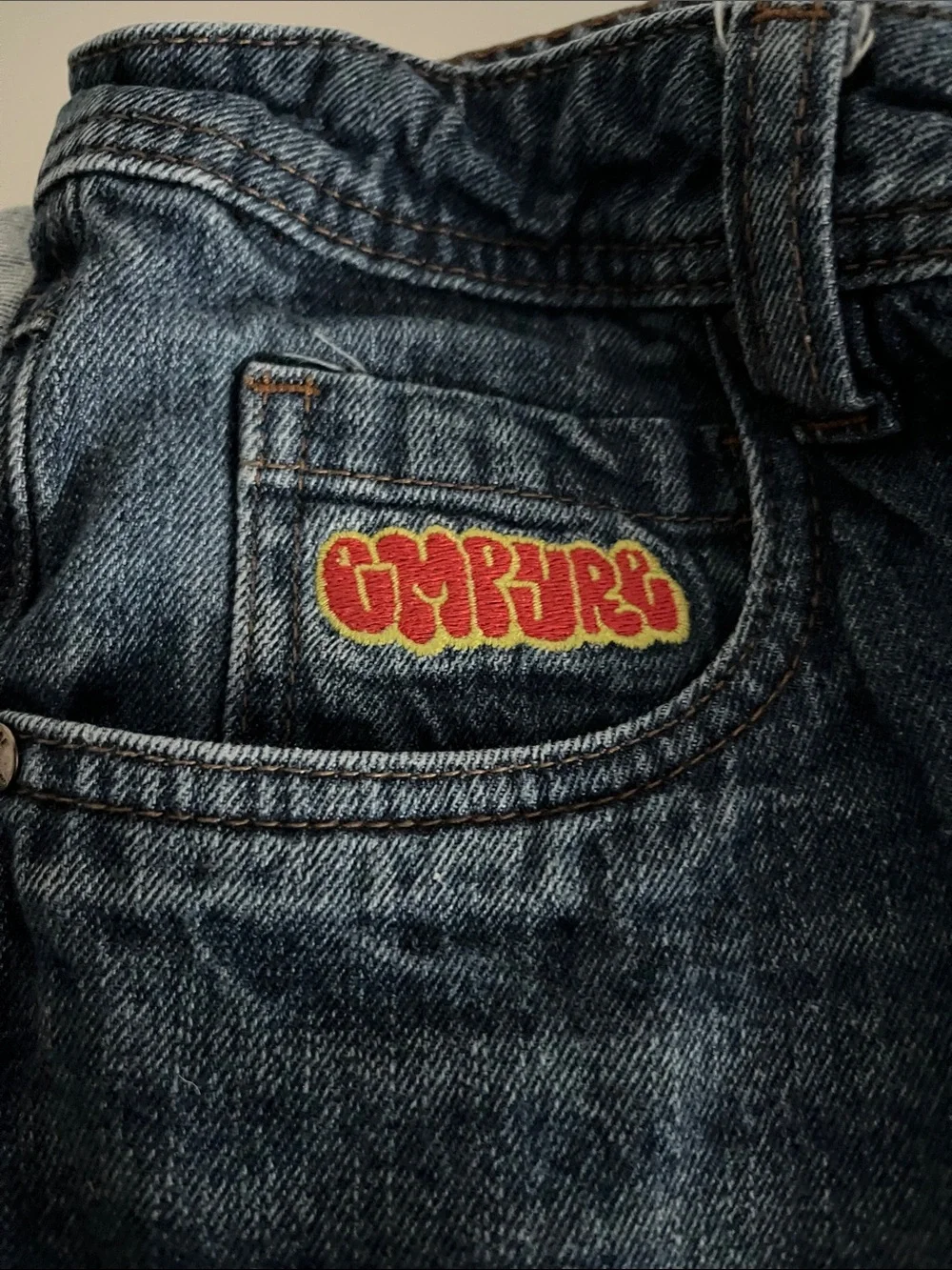 Empyre Relaxed Fit Jeans in Washed Blue